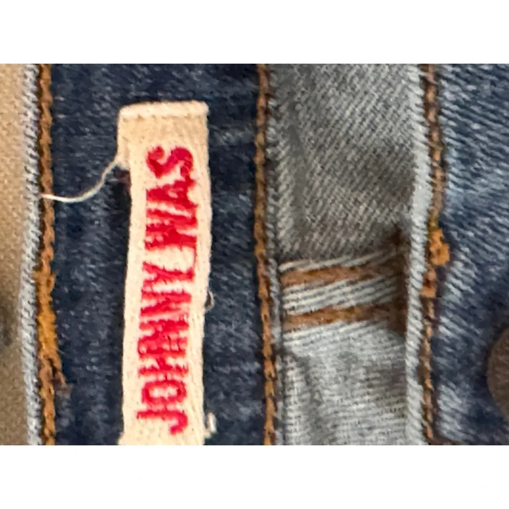 Johnny Was Blue Patchwork Boyfriend Jeans